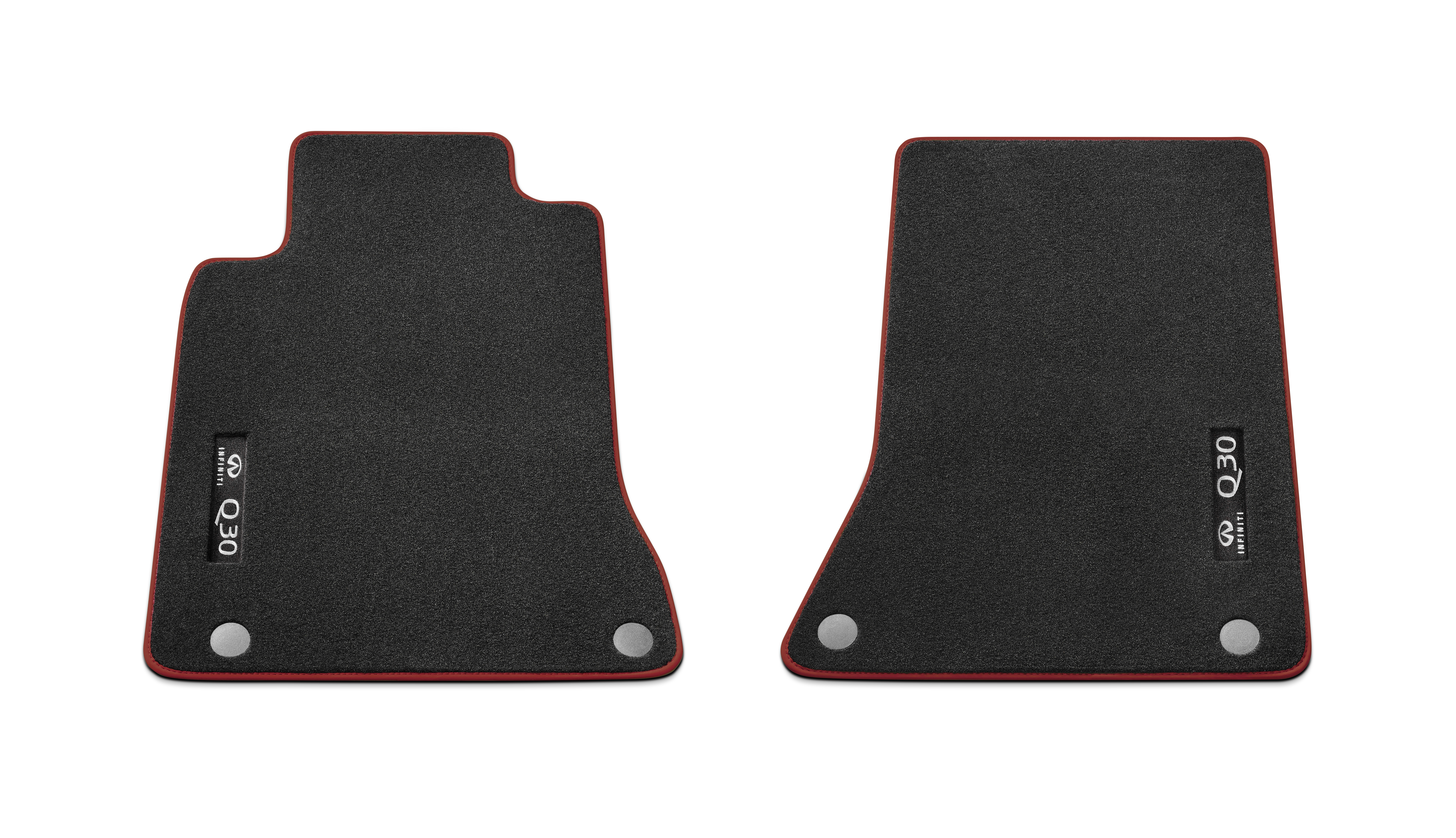 Textilfußmatten GT schwarz-rot Infiniti Q30 01/2016